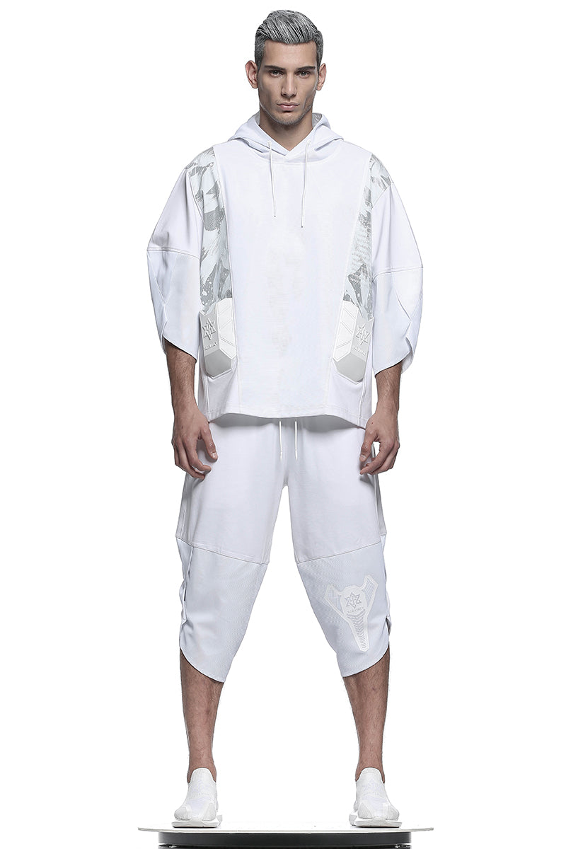 Cyberpunk Aesthetic Warrior Hoodies & Sweatshirts With Multi-Pocket Design For men
