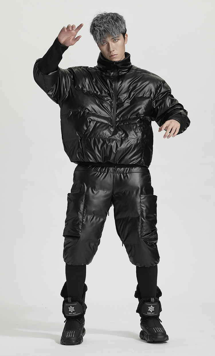 Streetwear Warrior Fleece / Cotton Pants With Elastic Waistband For men