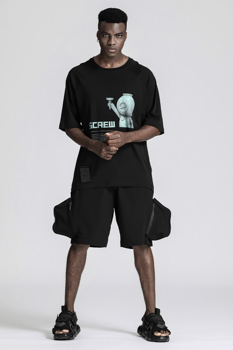 Streetwear Warrior T-Shirts With Durable Ripstop For men