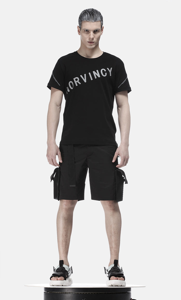 Utilitarian Warrior Shorts With Multi-Pocket Design For men