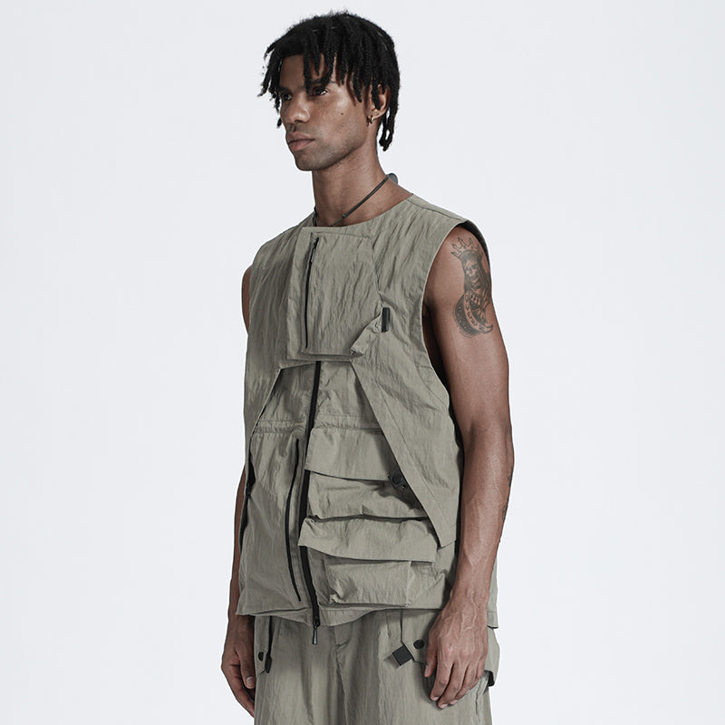 Tactical Warrior Vests (Sleeveless Jackets) With Multi-Pocket Design For men