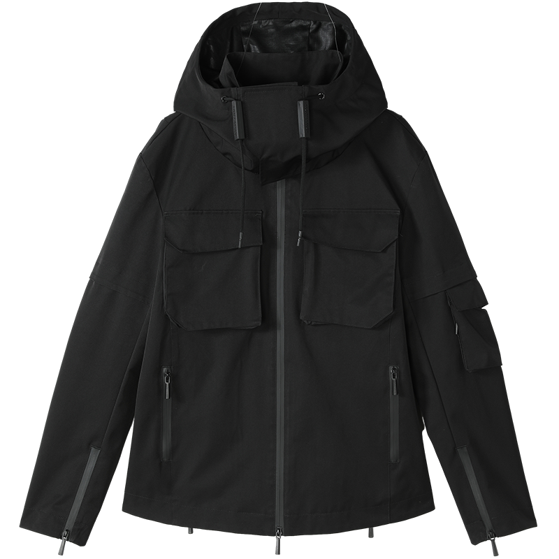 Utilitarian Warrior Jackets With Two-Way Zipper For men