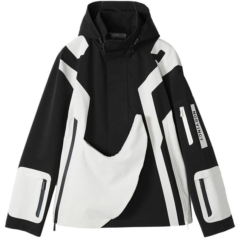 Cyberpunk Aesthetic Warrior Windbreakers With Windproof For men