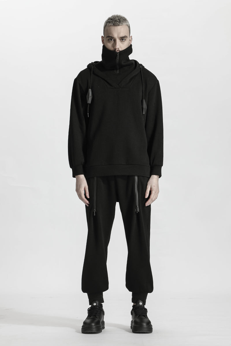 Avant-Garde Warrior Hoodies & Sweatshirts With Adjustable Drawstring For men