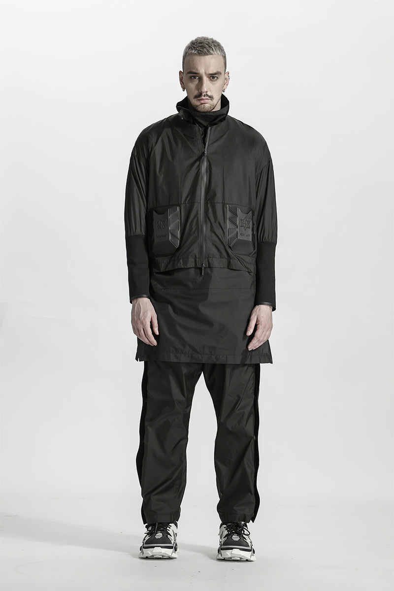 Longline Warrior Coats With Multi-Pocket Design For men