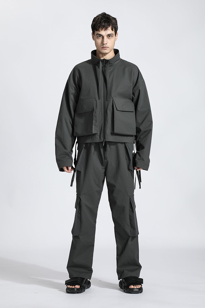 Loose/Relaxed Fit Warrior Jackets With Multi-Pocket Design For men