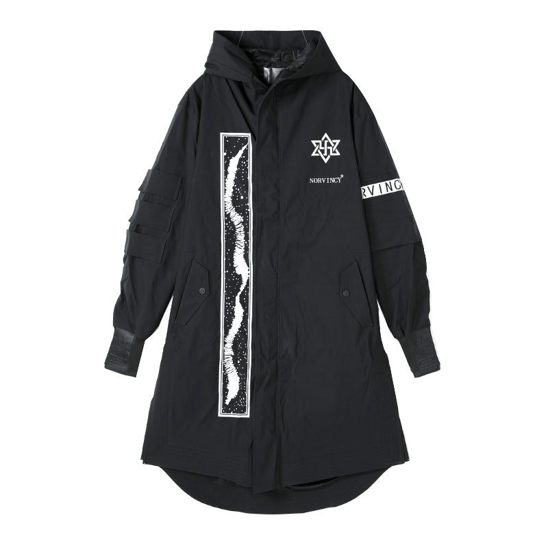 Cyberpunk Aesthetic Warrior Coats With Water-Resistant For men