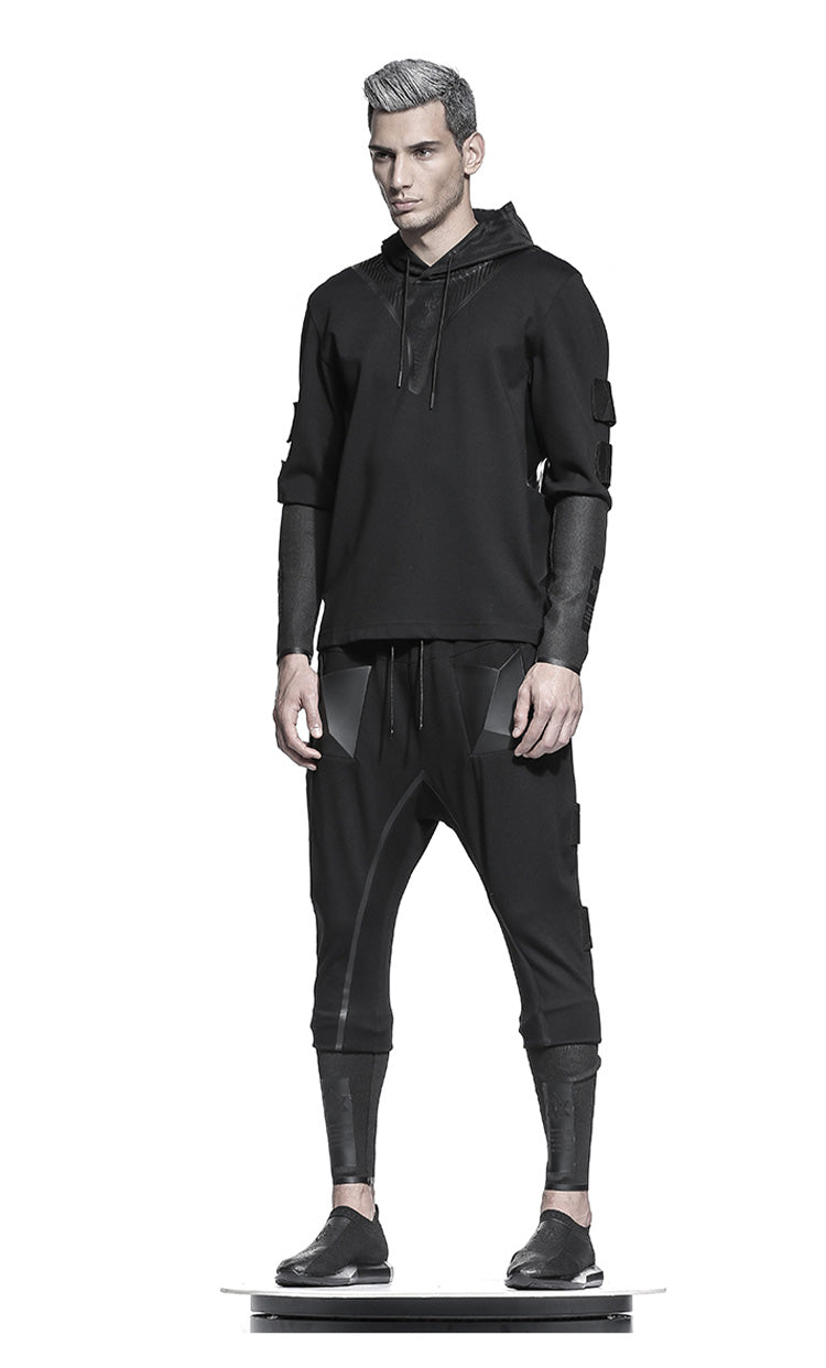 Techwear Style Warrior Hoodies & Sweatshirts With Windproof For men