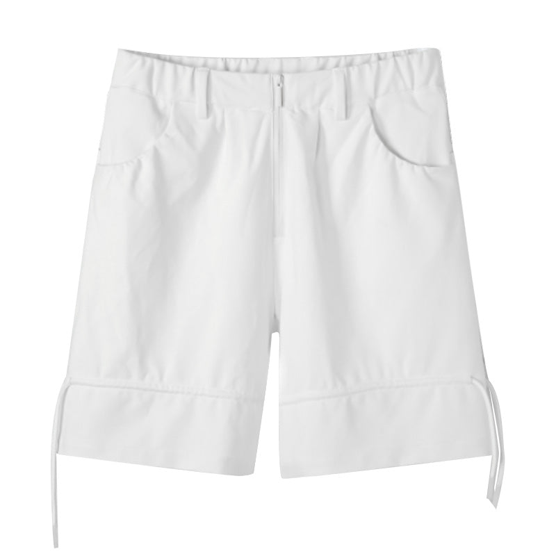 Patchwork panel Warrior Shorts With Elastic Waistband For men