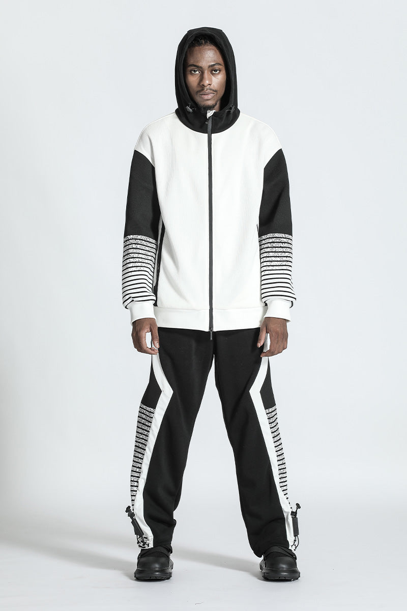 Futuristic Design Warrior Hoodies & Sweatshirts With Ribbed Cuffs/Hem For men