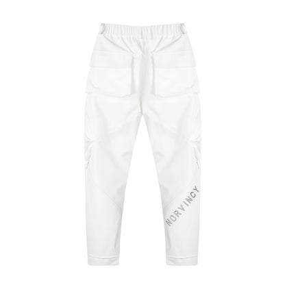 Utilitarian Warrior Cargo Pants With Multi-Pocket Design For men