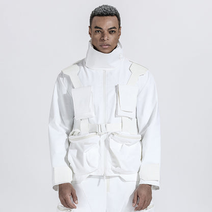 Multi-Pocket Design Warrior Jackets With Avant-Garde For men
