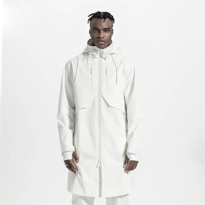 Futuristic Design Warrior Coats With Adjustable Drawstring For men