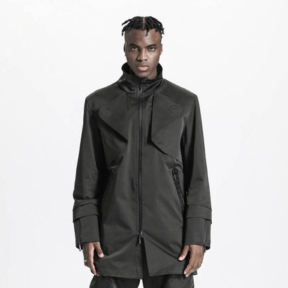 Cyberpunk Aesthetic Warrior Coats With Water-Resistant For men