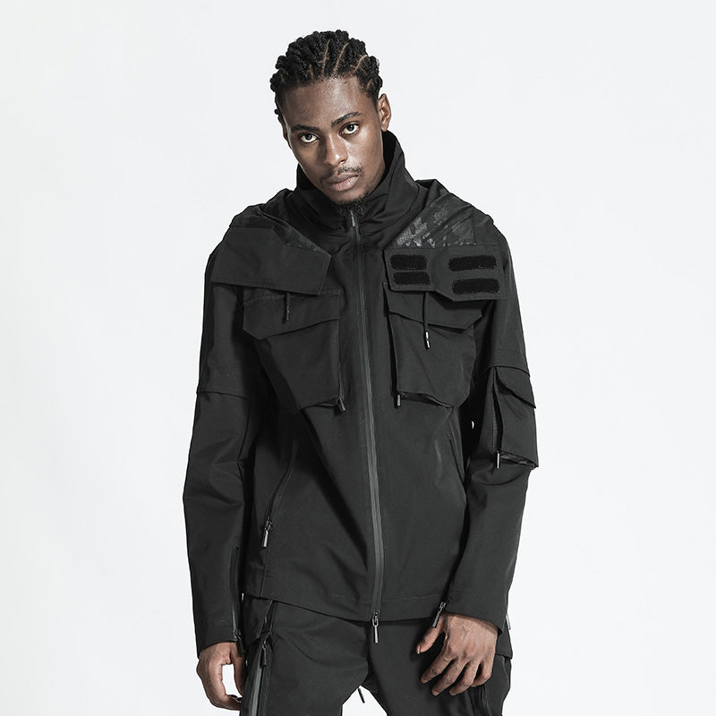Utilitarian Warrior Jackets With Two-Way Zipper For men