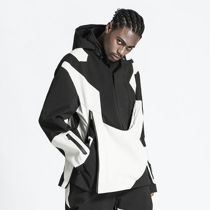 Cyberpunk Aesthetic Warrior Windbreakers With Windproof For men