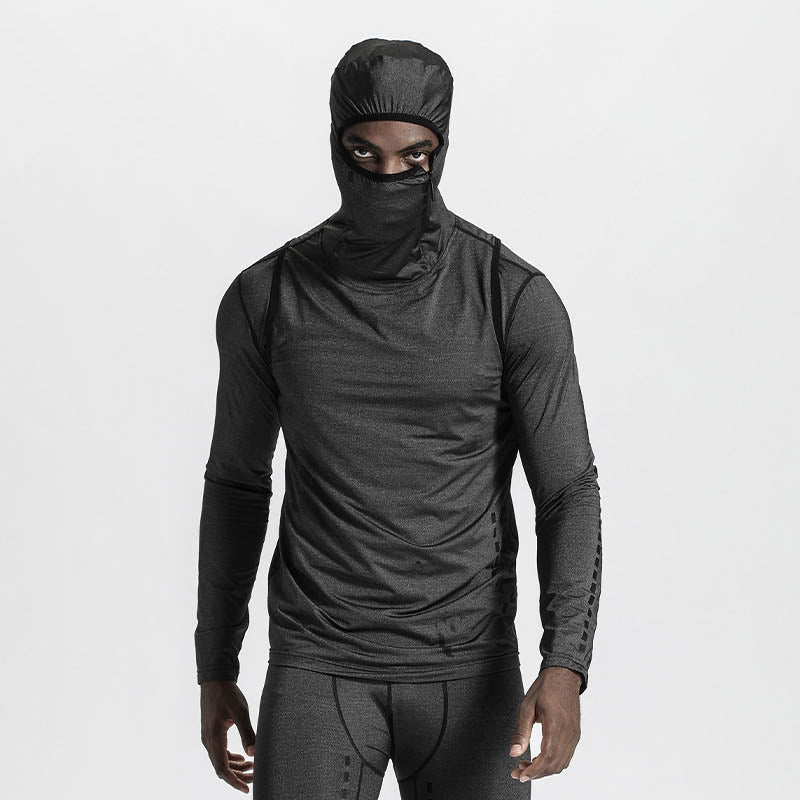 Slim Fit Warrior Base Layer Tops With Quick-Dry Fabric For men