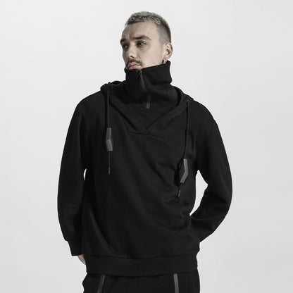 Avant-Garde Warrior Hoodies & Sweatshirts With Adjustable Drawstring For men
