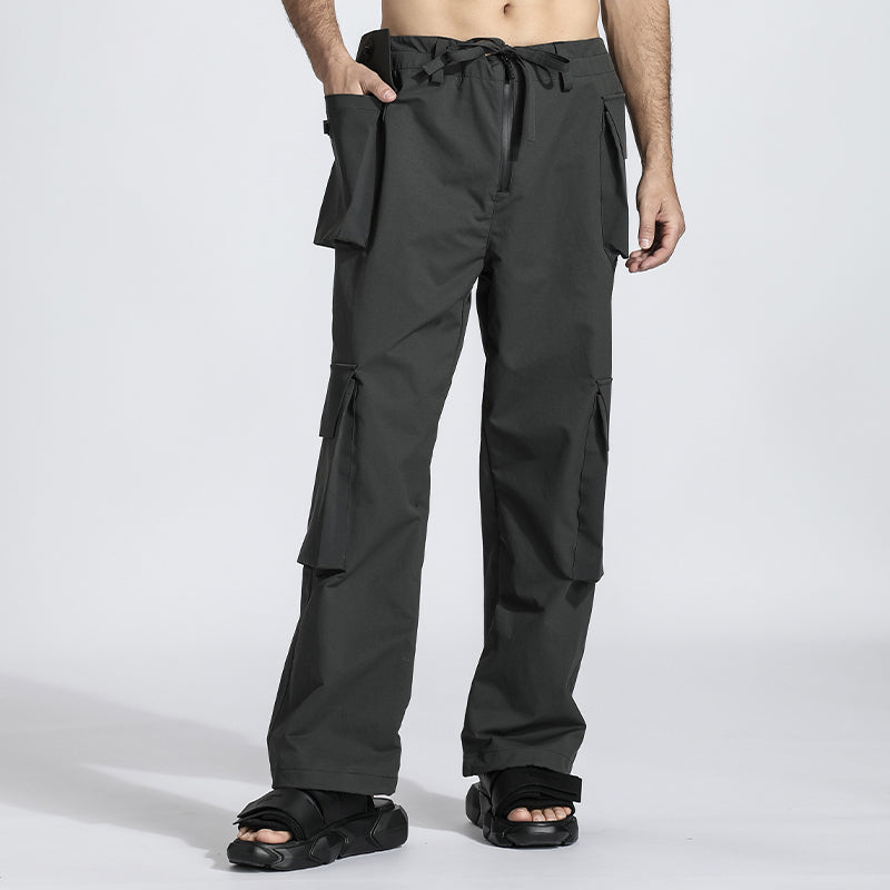 Minimalist Warrior Cargo Pants With Multi-Pocket Design For men