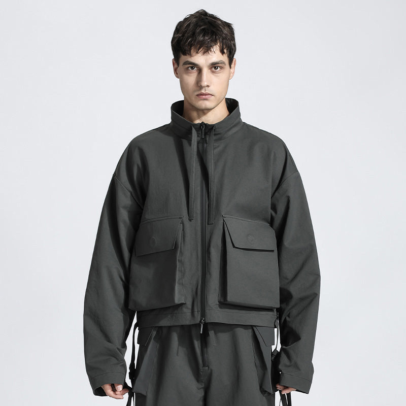Loose/Relaxed Fit Warrior Jackets With Multi-Pocket Design For men