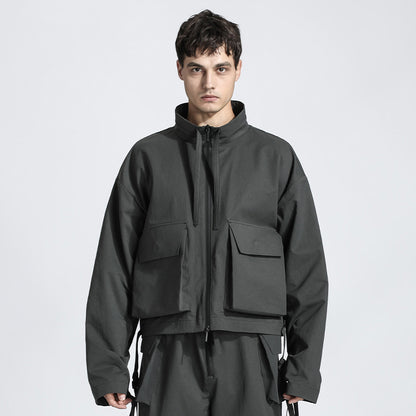 Loose/Relaxed Fit Warrior Jackets With Multi-Pocket Design For men