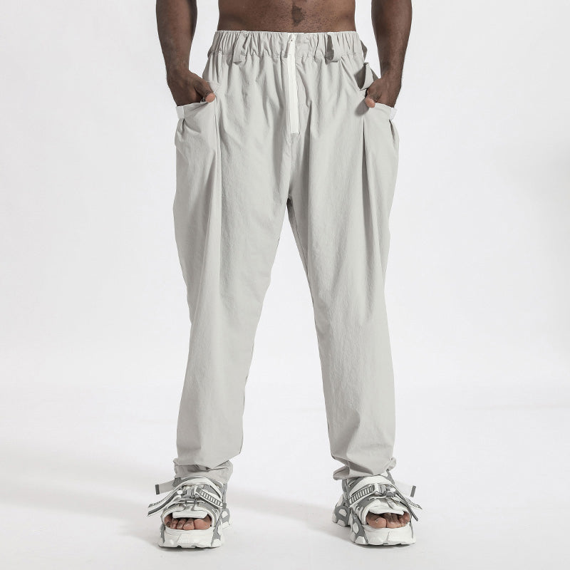 Minimalist Warrior joggers With Elastic Waistband For men