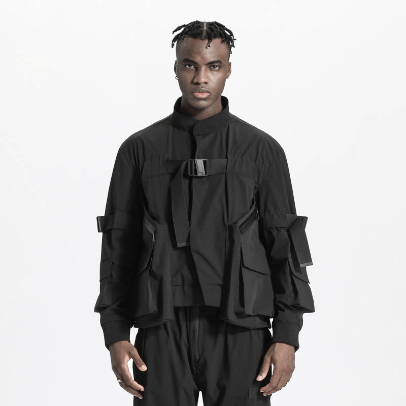 Loose/Relaxed Fit Warrior Jackets With Multi-Pocket Design For men