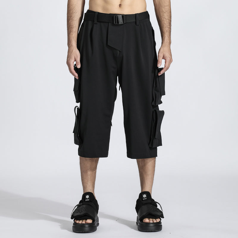 Utilitarian Warrior Shorts With Breathable Mesh For men