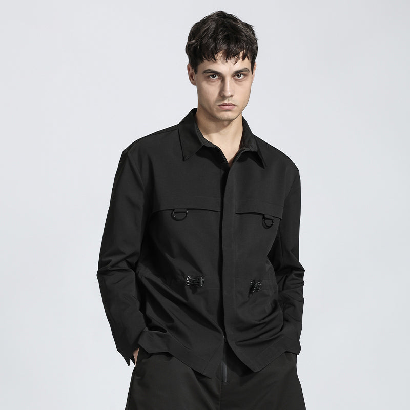 Minimalist Warrior Shirts With Adjustable Drawstring For men