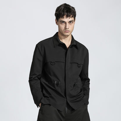 Minimalist Warrior Shirts With Adjustable Drawstring For men