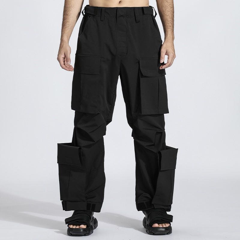Loose/Relaxed Fit Warrior Cargo Pants With Multi-Pocket Design For men