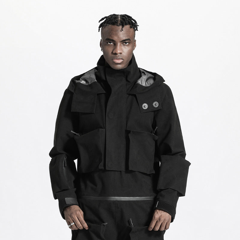 Futuristic Design Warrior Jumpsuits With Multi-Pocket Design For men