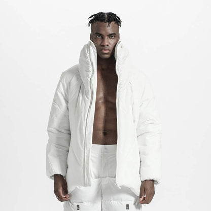 Minimalist Warrior Padded Jackets With Two-Way Zipper For men