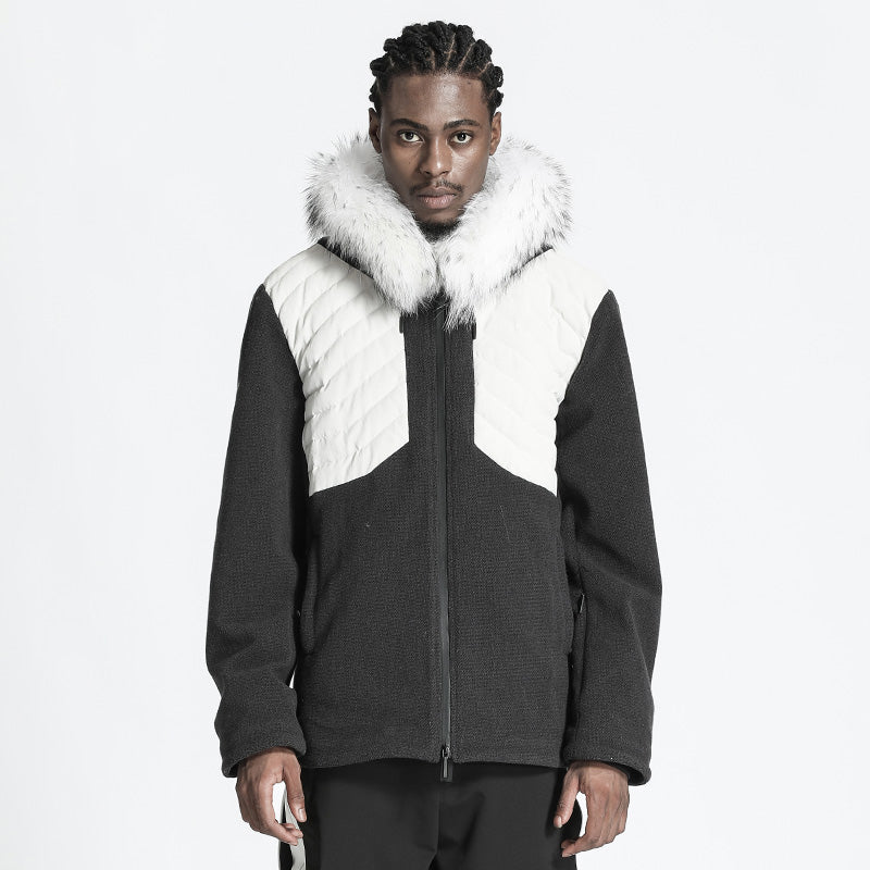 Futuristic Design Warrior Jackets With Two-Way Zipper For men