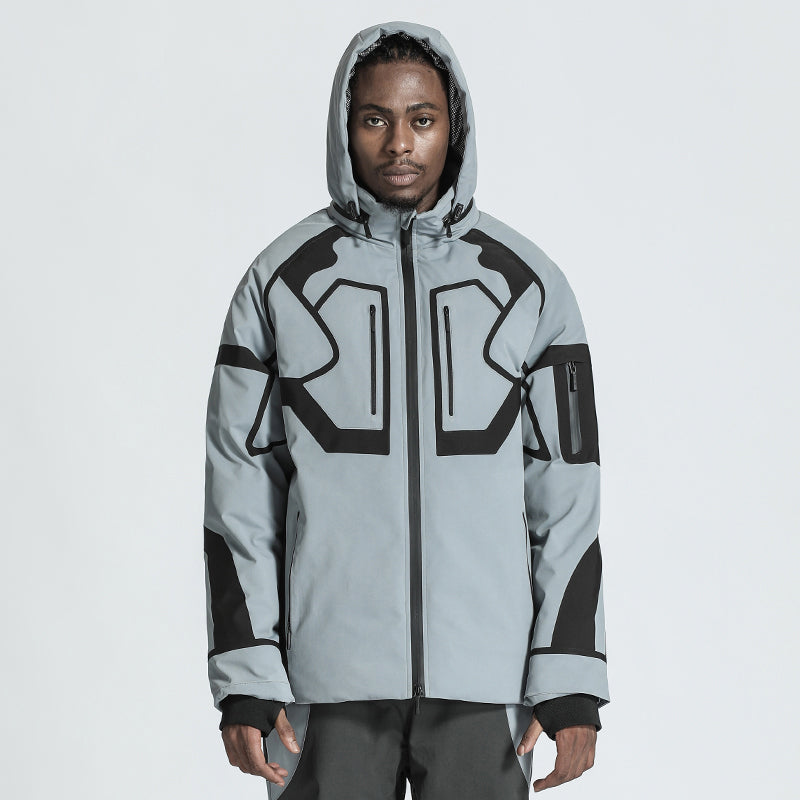 Outdoor Tech Warrior Padded Jackets With Two-Way Zipper For men
