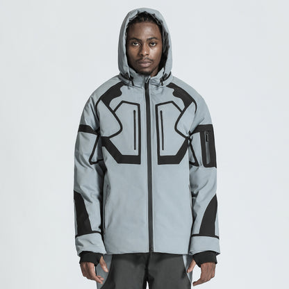Outdoor Tech Warrior Padded Jackets With Two-Way Zipper For men
