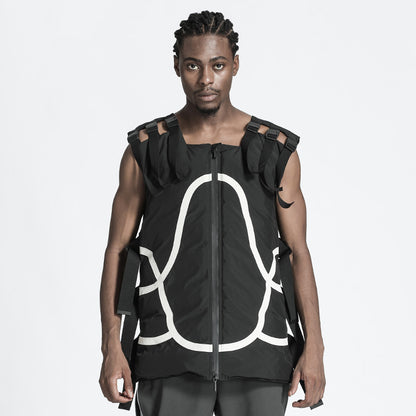 Tactical Warrior Vests (Sleeveless Jackets) With Two-Way Zipper For men