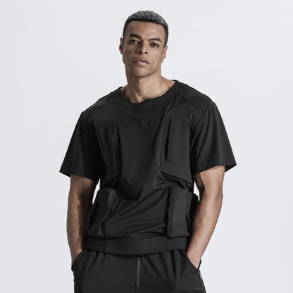 Utilitarian Warrior T-Shirts With Durable Ripstop For men