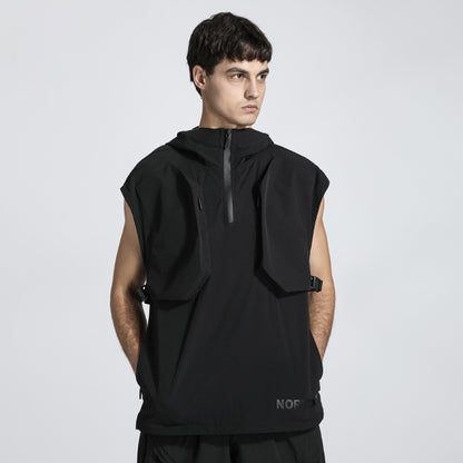 Patchwork panel Warrior Vests With Durable Ripstop For men