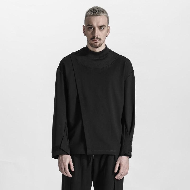 Patchwork panel Warrior Shirts With Durable Ripstop For men
