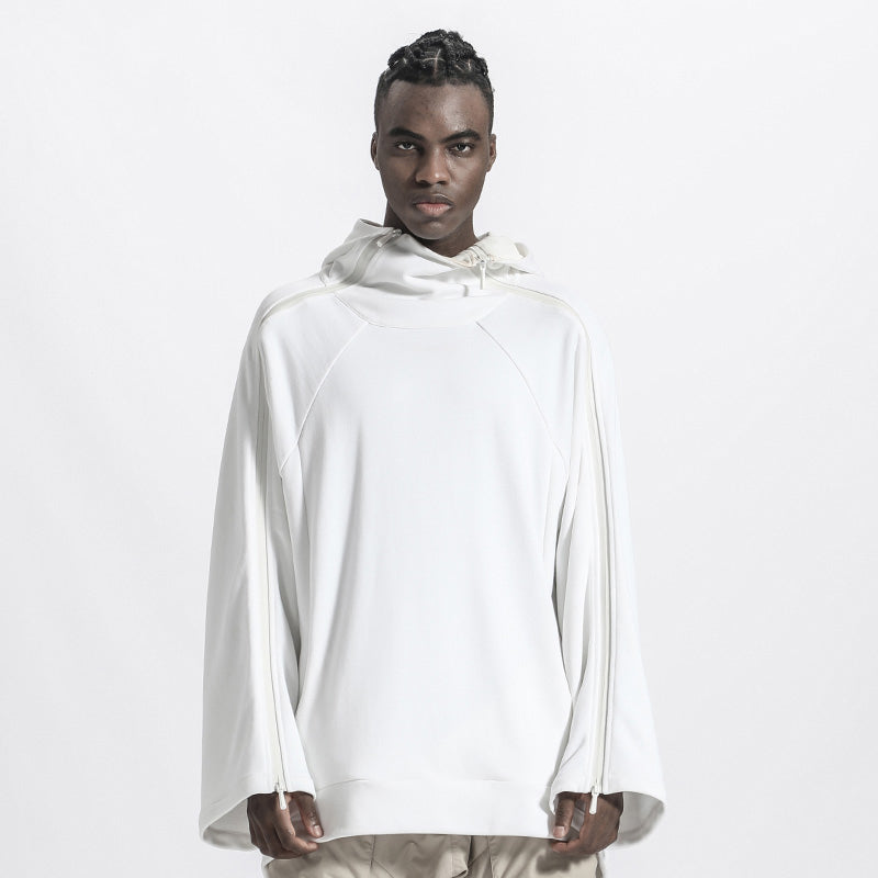 Oversized Fit Warrior Hoodies & Sweatshirts With Ribbed Cuffs/Hem For men
