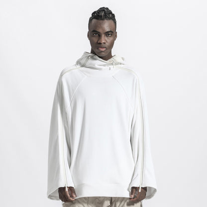 Oversized Fit Warrior Hoodies & Sweatshirts With Ribbed Cuffs/Hem For men