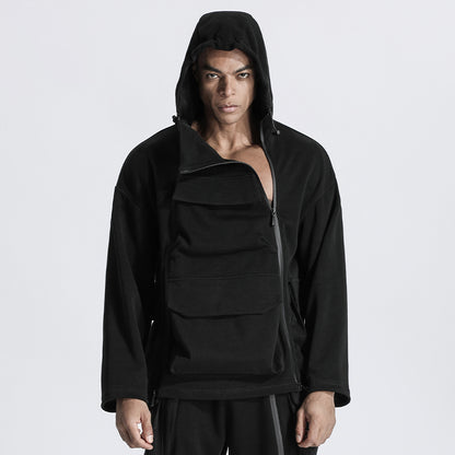 Avant-Garde Warrior Jackets With Multi-Pocket Design For men