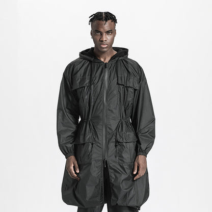 Streetwear Warrior Coats With Multi-Pocket Design For men