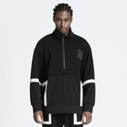 Futuristic Design Warrior Hoodies & Sweatshirts With Ribbed Cuffs/Hem For men
