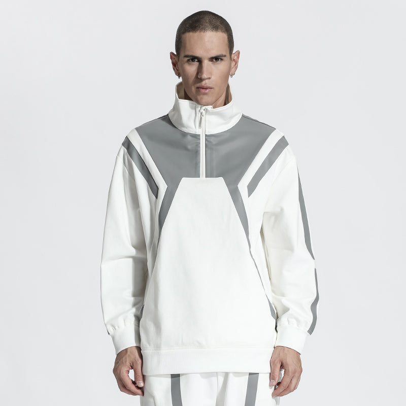 Futuristic Design Warrior Hoodies & Sweatshirts With Ribbed Cuffs/Hem For men