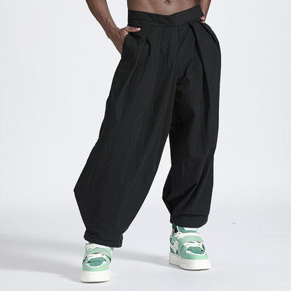 Minimalist Warrior Cargo Pants With Elastic Waistband For men