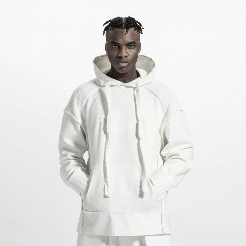 Cyberpunk Aesthetic Warrior Hoodies & Sweatshirts With Ribbed Cuffs/Hem For men
