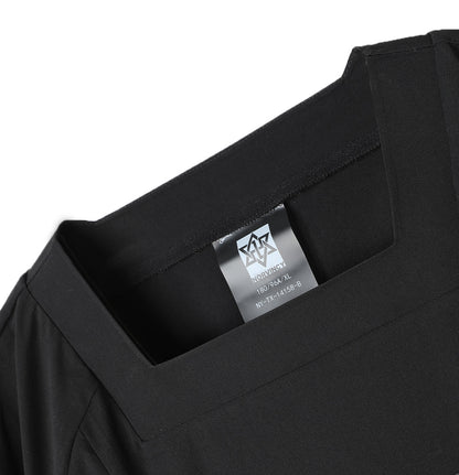 Patchwork panel Warrior T-Shirts With Durable Ripstop For men