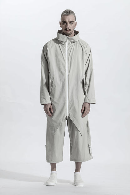 Longline Warrior Coats With Two-Way Zipper For men